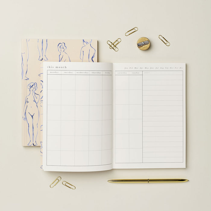 Navy Star Weekly Planner