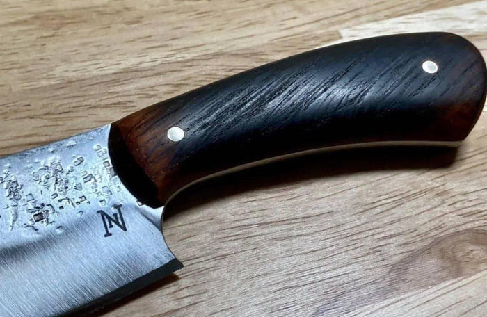Nic Nichols Mini Cleaver Makers Mark Bourbon Handles Limited Edition - NORTH RIVER OUTDOORS