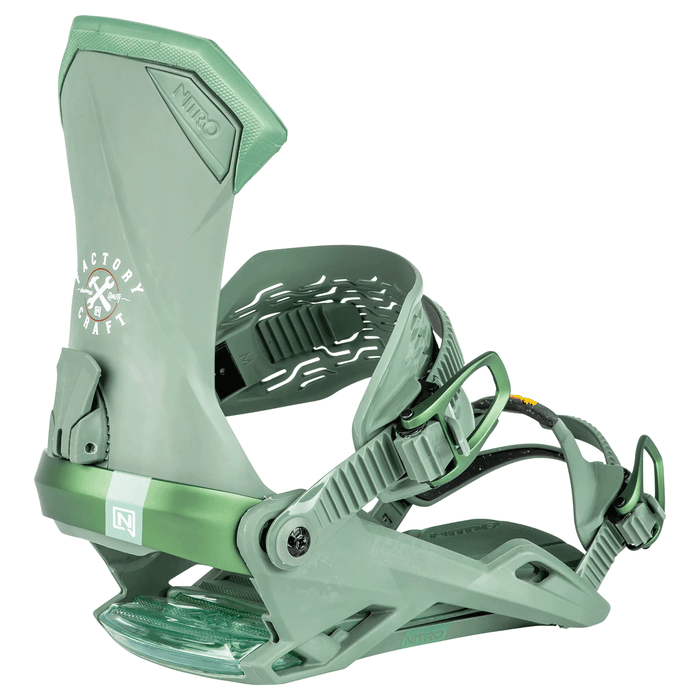Nitro Men's Team Snowboard Bindings 2024 Factory Craft Series