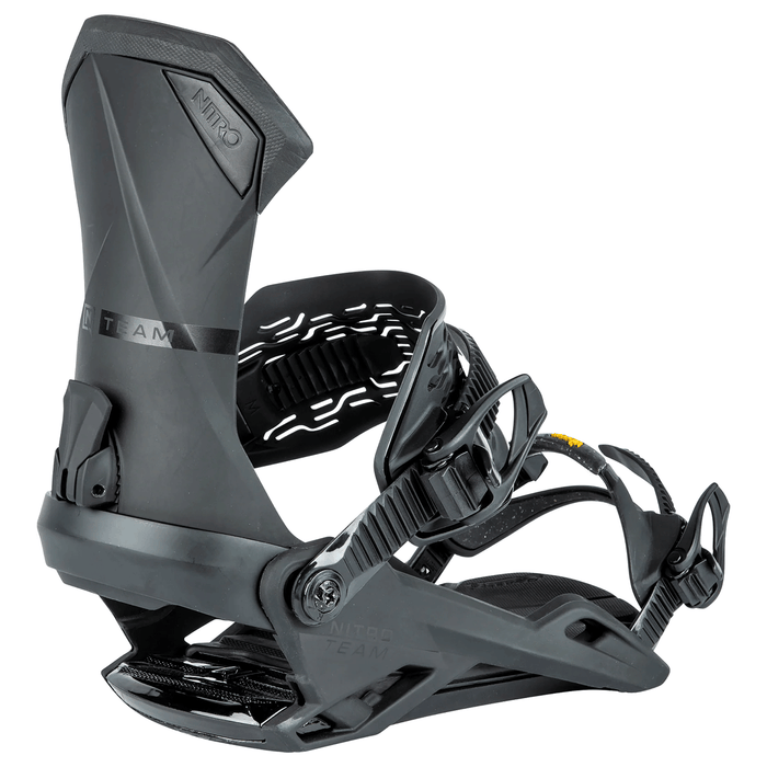 Nitro Men's Team Snowboard Bindings 2025 Ultra Black - Comor - Go Play Outside