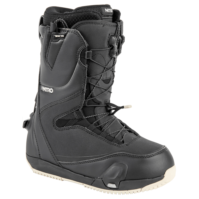 Nitro Women's Cave TLS Step On Snowboard Boots 2024 Black-Sand