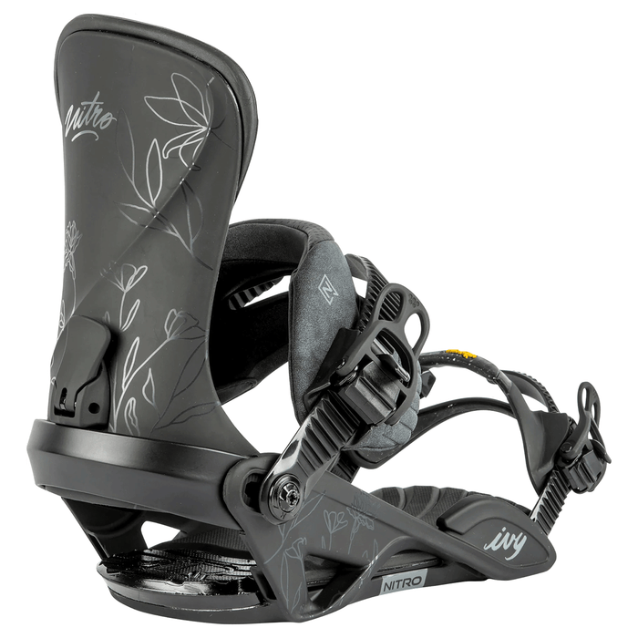 Nitro Women's Ivy Snowboard Bindings 2024 Ultra Black