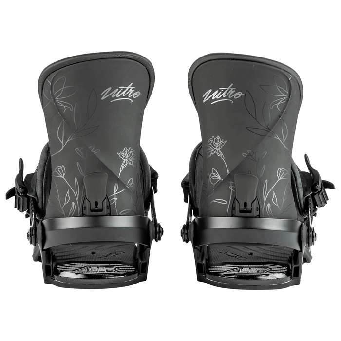 Nitro Women's Ivy Snowboard Bindings 2024 Ultra Black