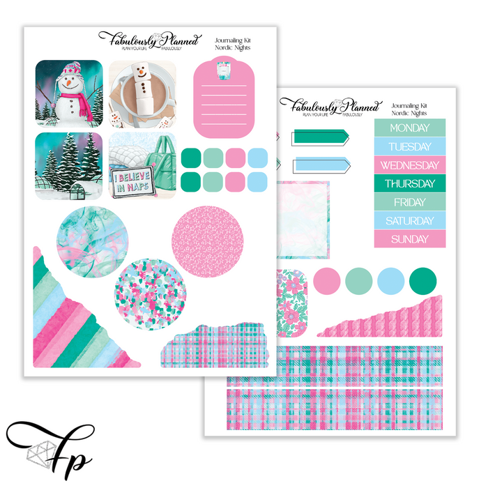 Nordic Nights - Journaling Kit