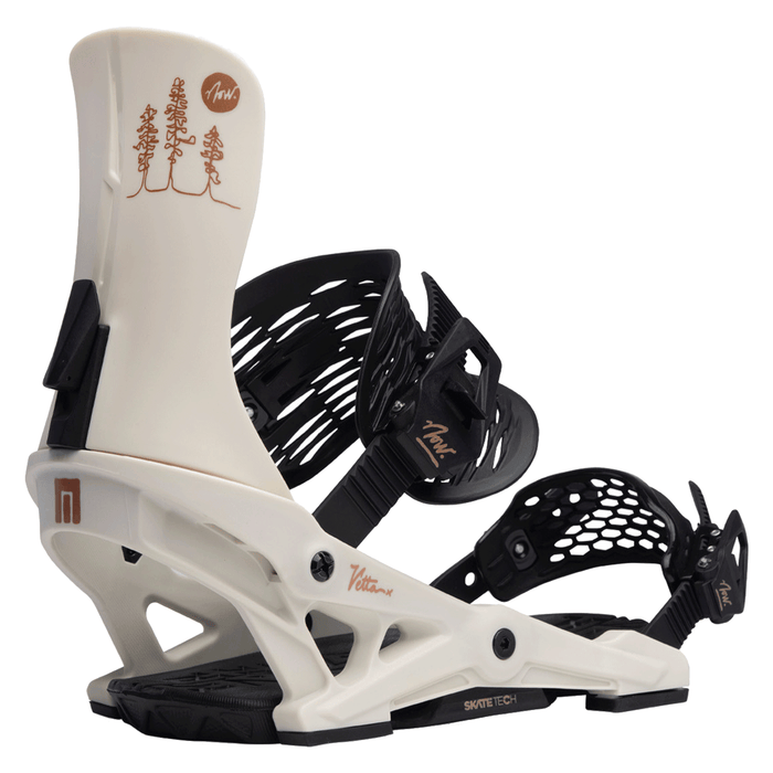 Now Women's Vetta Snowboard Bindings 2024 Chalk