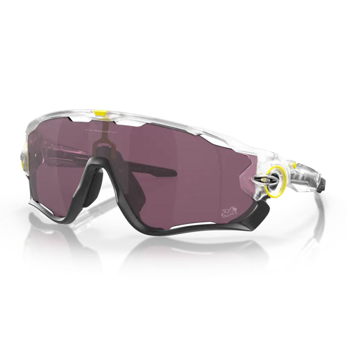 Oakley Jawbreaker Sunglasses Matte Clear/Prizm Road Black - Comor - Go Play Outside