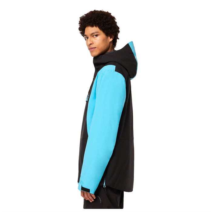Oakley Men's TNP TBT Insulated Anorak Jacket 2024 Black/Bright Blue