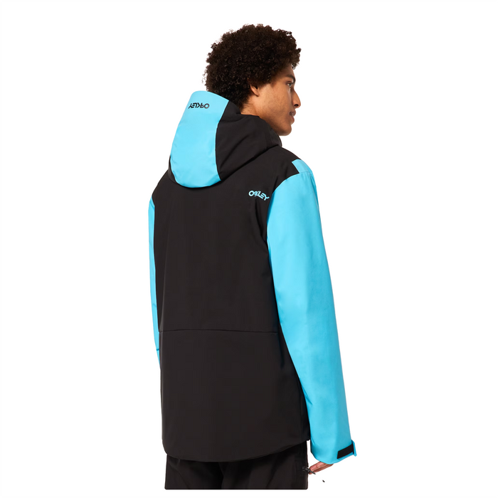 Oakley Men's TNP TBT Insulated Anorak Jacket 2024 Black/Bright Blue