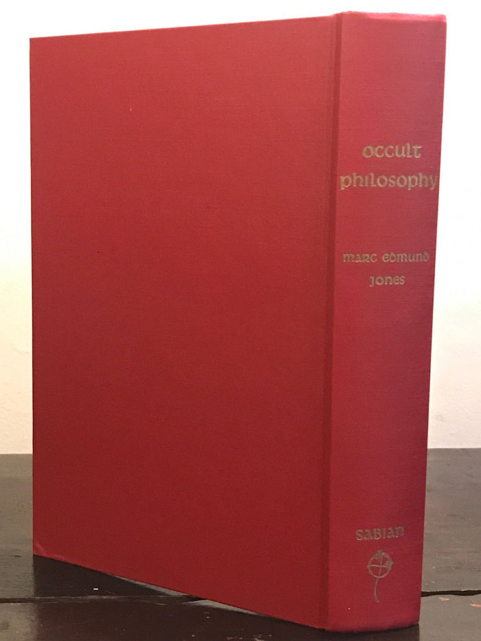 OCCULT PHILOSOPHY Marc E. Jones — 1st Ed. Reprint 1971, HC/DJ, PROFANE MYSTERIES