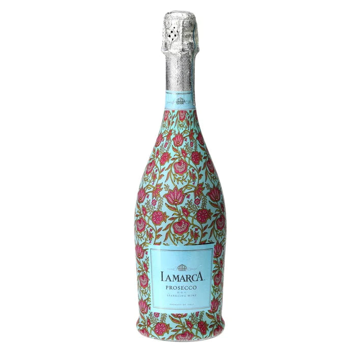 Pastel Spring Bloom Prosecco Bottle Wrap