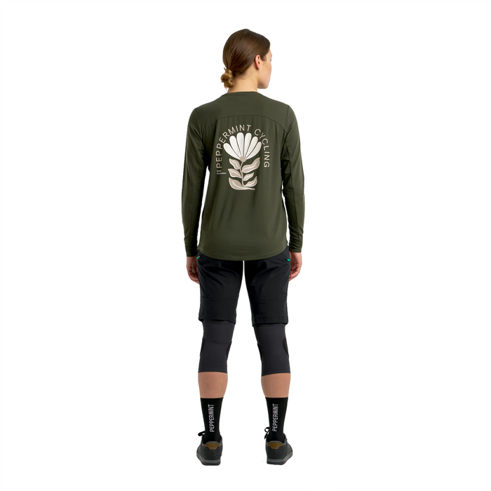 Peppermint Women's Peak Long Sleeve Jersey Spruce