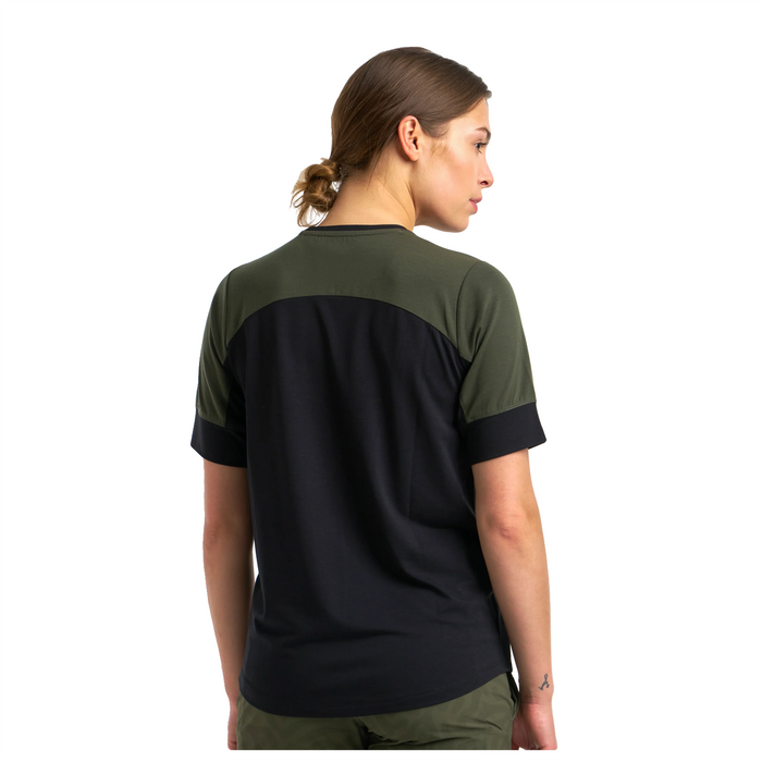 Peppermint Women's Peak Short Sleeve Jersey Black