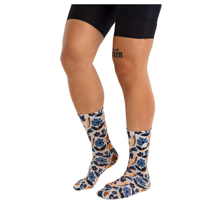Peppermint Women's Printed Sock Herbarium Sand
