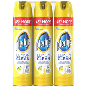 Pledge Lemon Clean Furniture Polish, 3 pk./14.2 oz.