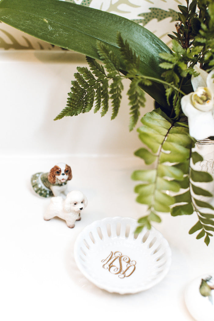 Porcelain Bonbon Jewelry Dish