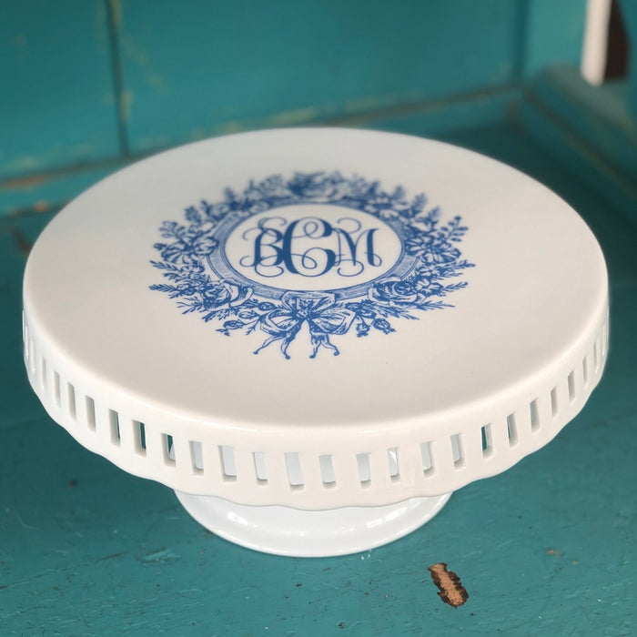 Porcelain Openwork Pedestal Cake Stand