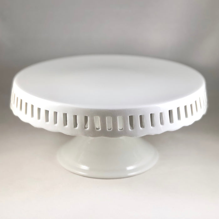 Porcelain Openwork Pedestal Cake Stand
