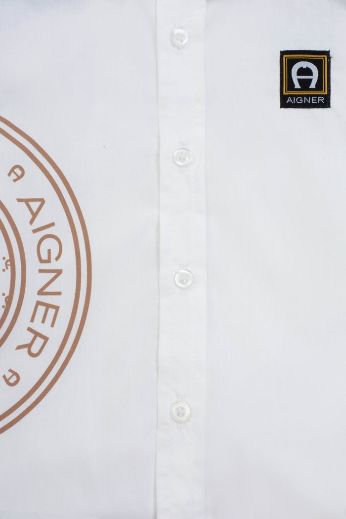AIGNERPrint Logo Shirt4062176891925SAVANNA