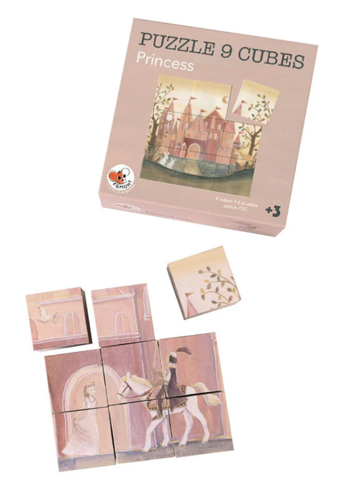 Princess puzzle 9 cubes