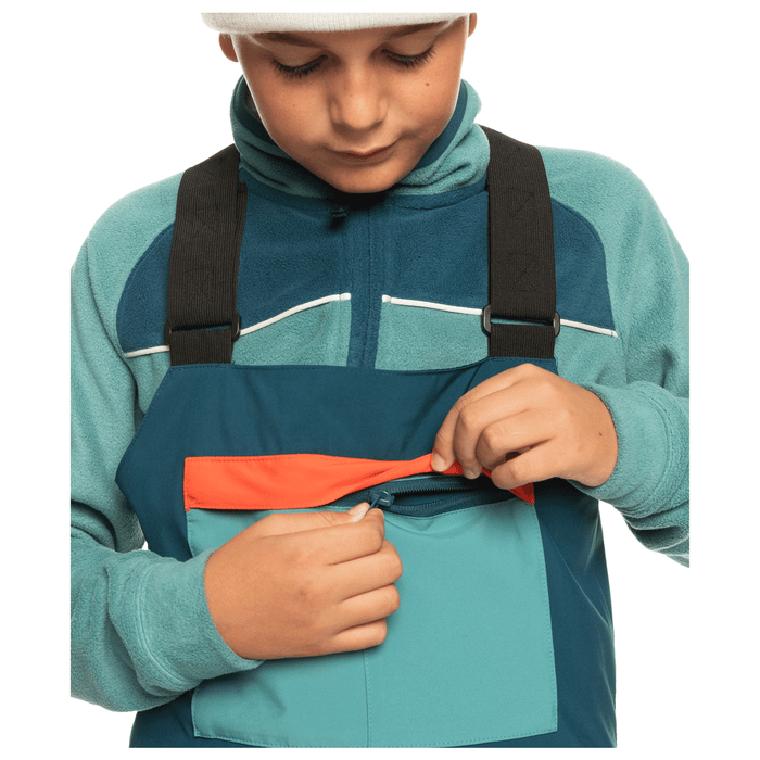Quiksilver Kids Mash Up Bib Pant 2024 Majolica Blue