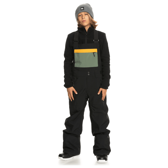 Quiksilver Kids Mash Up Bib Pant 2024 True Black
