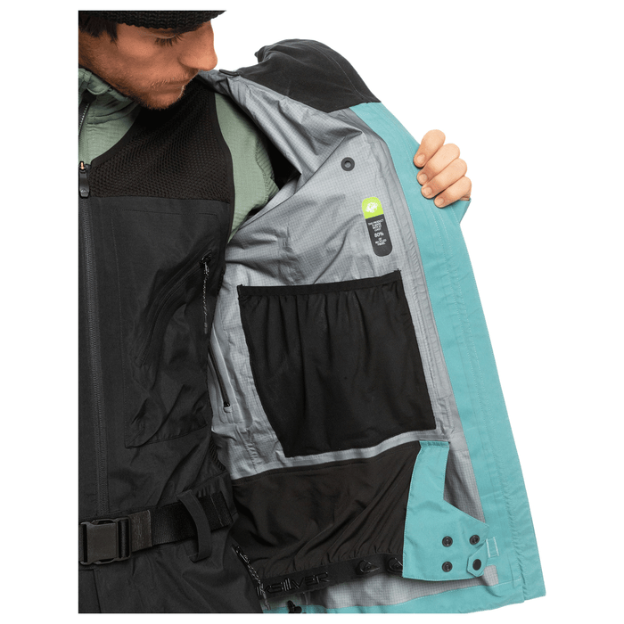 Quiksilver Men's Highline Travis Rice 3L Gore-tex Jacket 2024 Brittany Blue