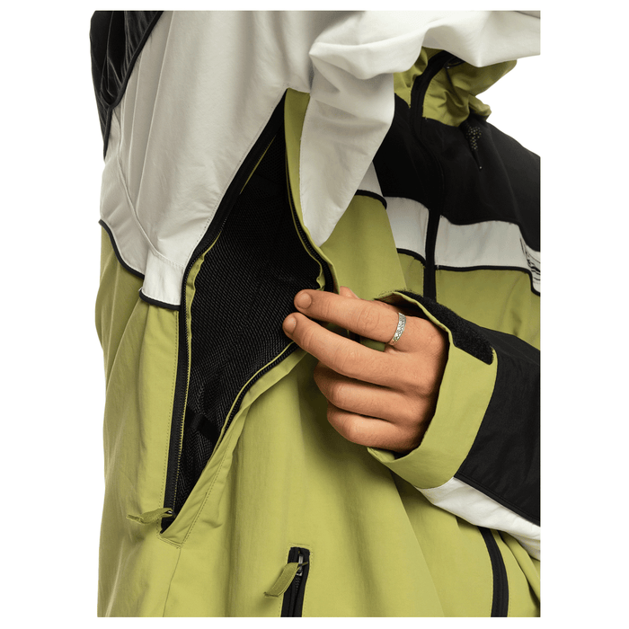 Quiksilver Men's Live Wire Jacket 2024 Green Olive