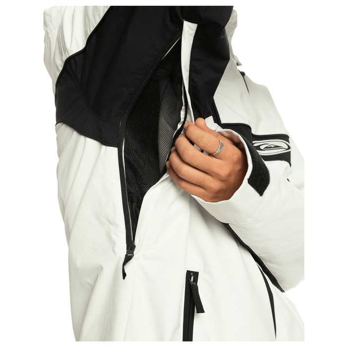 Quiksilver Men's Live Wire Jacket 2024 Nimbus Cloud