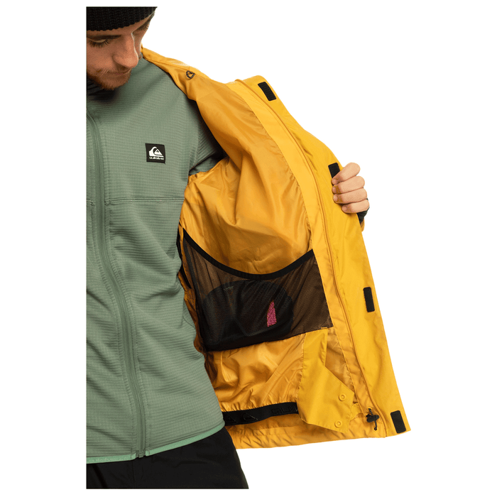 Quiksilver Men's Mission Gore-tex Jacket 2024 Mineral Yellow