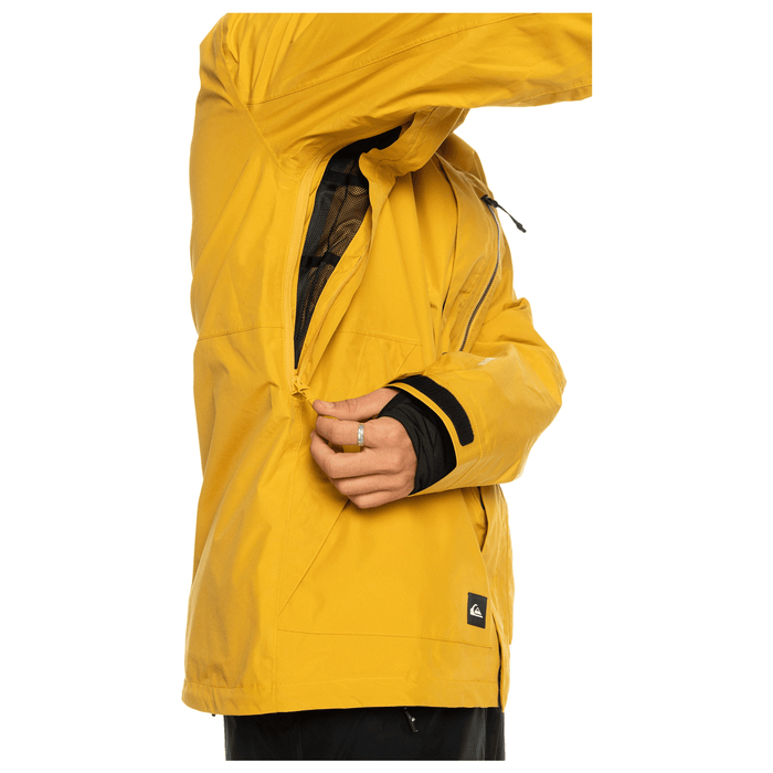 Quiksilver Men's Mission Gore-tex Jacket 2024 Mineral Yellow