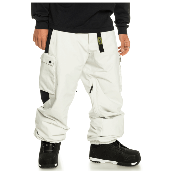 Quiksilver Men's Snow Down Cargo Pant 2024 Nimbus Cloud