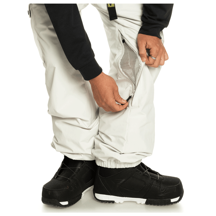 Quiksilver Men's Snow Down Cargo Pant 2024 Nimbus Cloud
