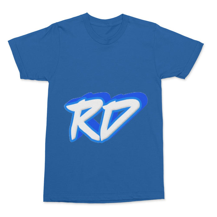 Rainbow Dude  Gildan Ultra Cotton Adult T-Shirt (Blue)