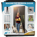 Reinforced Magnetic Mesh Insect Screen Door
