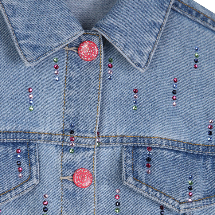 BillieblushRhinestones Denim Jacket3617165836169SAVANNA