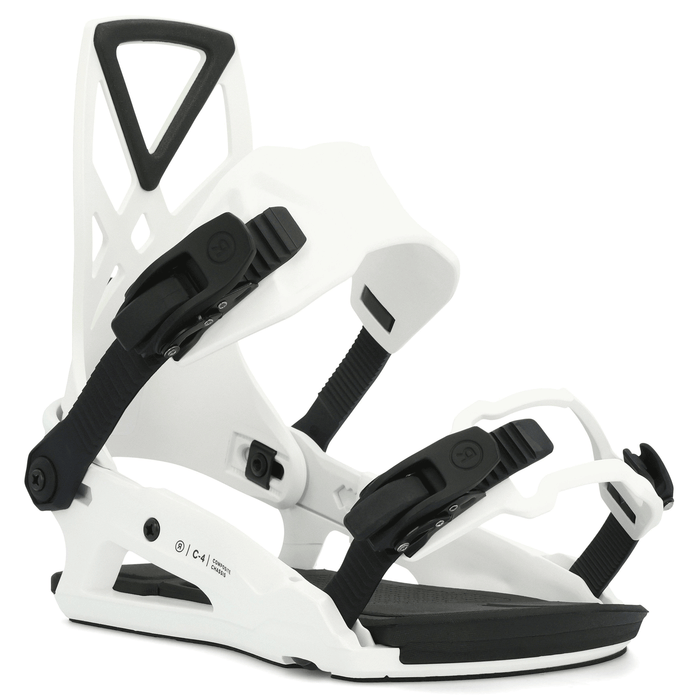 Ride Men's C-4 Snowboard Bindings 2024 White
