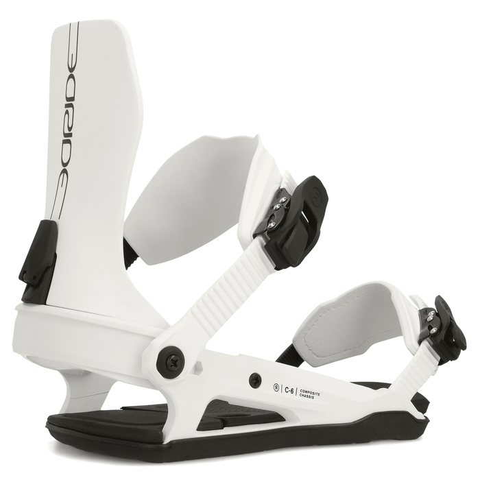 Ride Men's C-6 Snowboard Bindings 2024 White