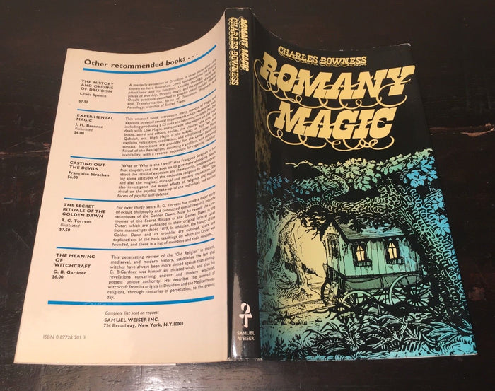 ROMANY MAGIC by Charles Bowness, 1st Ed 1973 HC/DJ VINTAGE MAGIC OCCULT, Mint