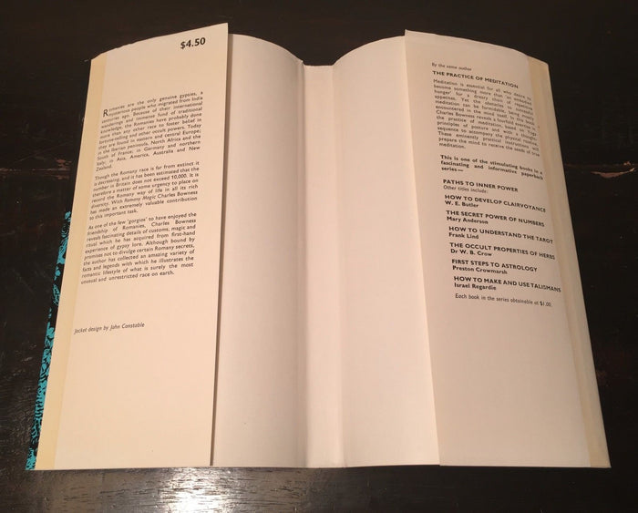 ROMANY MAGIC by Charles Bowness, 1st Ed 1973 HC/DJ VINTAGE MAGIC OCCULT, Mint