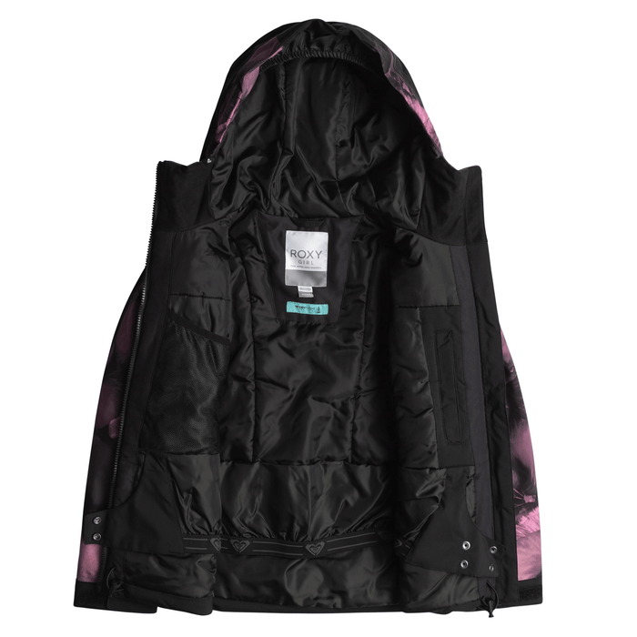 Roxy Kids Silverwinter Jacket 2024 True Black Pansy