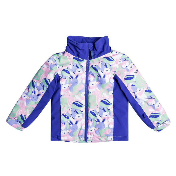 Roxy Kids Snowy Tale Jacket 2024 Bright White Mountains Locals