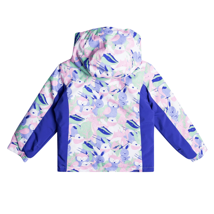 Roxy Kids Snowy Tale Jacket 2024 Bright White Mountains Locals