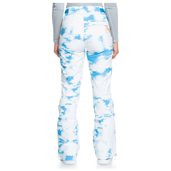 Roxy Women's Chloe Kim Pant 2024 Azure Blue Clouds