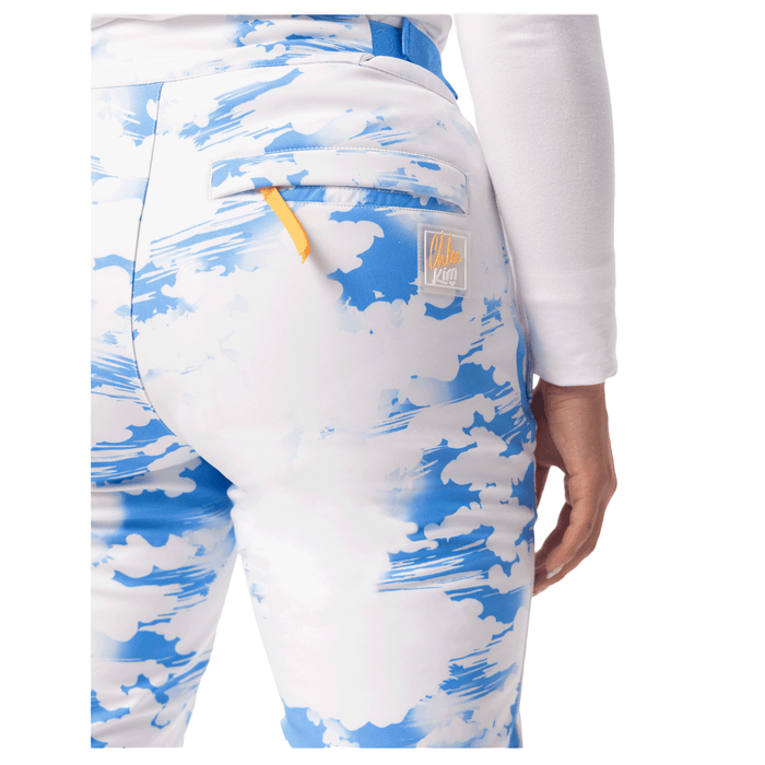Roxy Women's Chloe Kim Pant 2024 Azure Blue Clouds