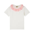 Stella McCartneyRuffled Logo T-ShirtSAVANNA