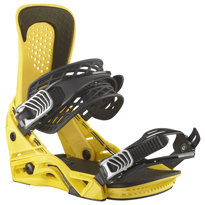 Salomon Hologram Snowboard Bindings 2024 Vibrant Yellow