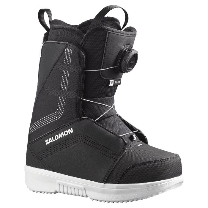 Salomon Kids Project Boa Snowboard Boots 2026 Black - Comor - Go Play Outside