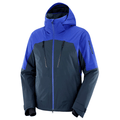 Salomon Men's Brilliant Jacket 2024 Carbon/Surf The Web