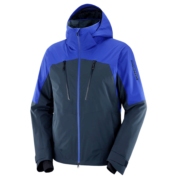 Salomon Men's Brilliant Jacket 2024 Carbon/Surf The Web