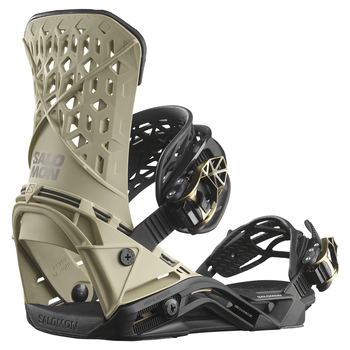 Salomon Men's Highlander Snowboard Bindings 2024 Pale Khaki